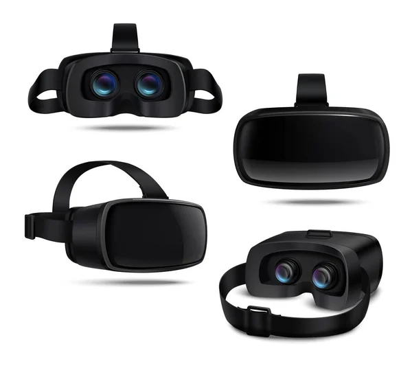 Cuffia VR realistica — Vettoriale Stock