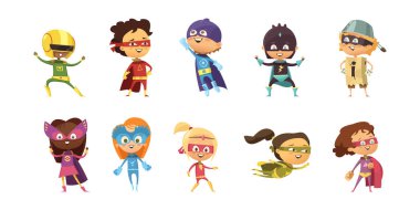 Çocuklar Supeheroes Retro Set