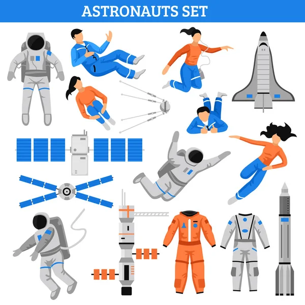 Kleurrijke ruimte Set — Stockvector