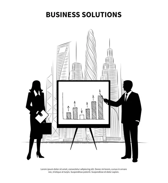 Business People Illustration — Stock Vector