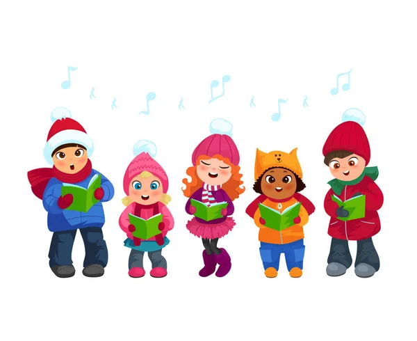 Співаючі краплі набір дітей — стоковий вектор