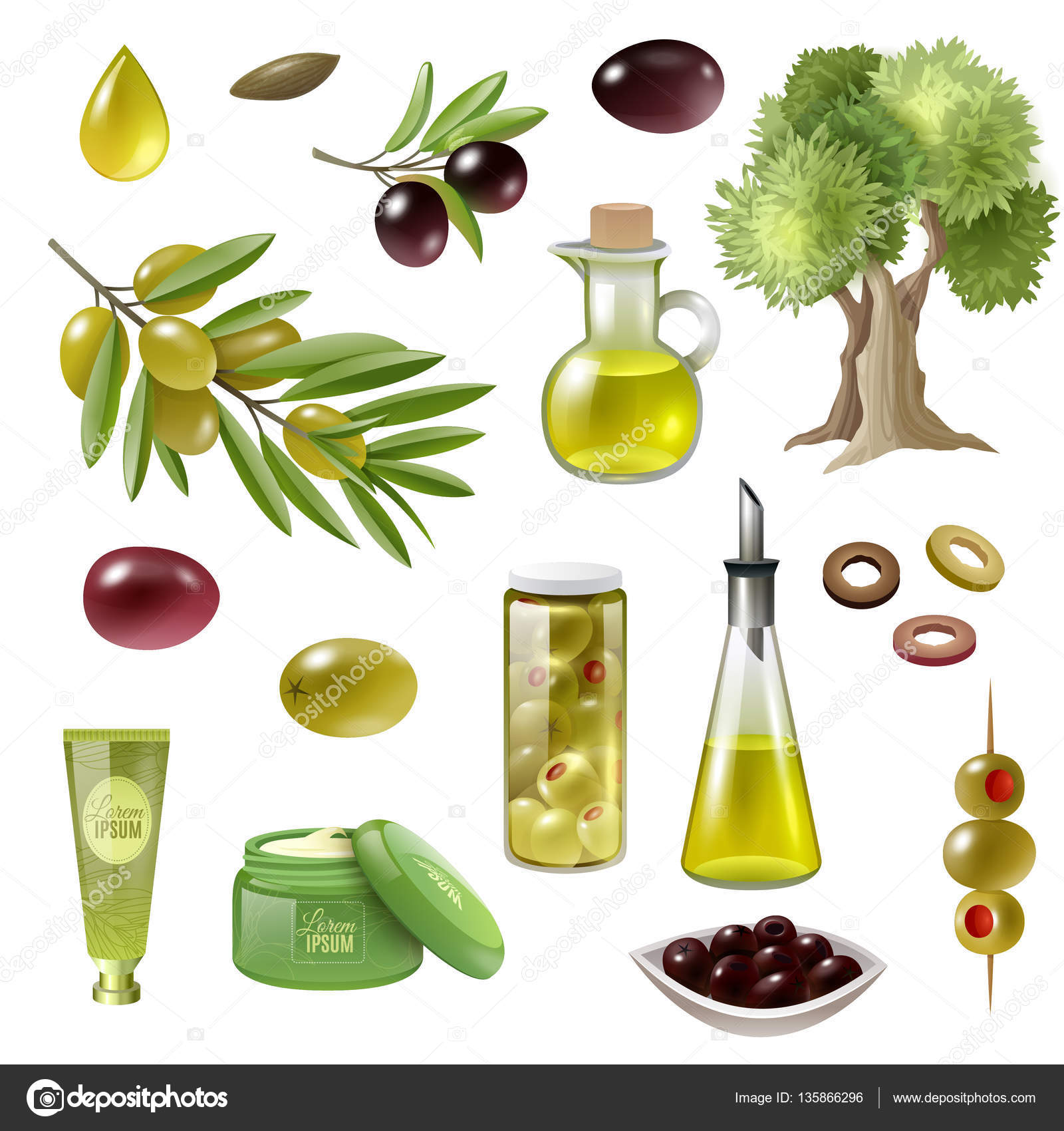 Olive Cartoon Set Stock Vector Image by ©macrovector #135866296 Olive Cartoon Set Stock Vector Image by ©macrovector #135866296