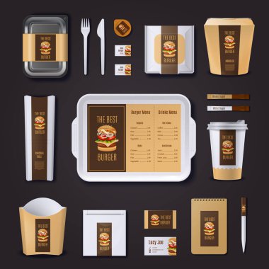 Burger Bar kurumsal kimlik