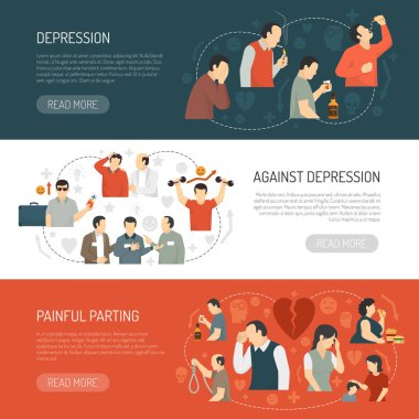 Depresyon yatay Banner