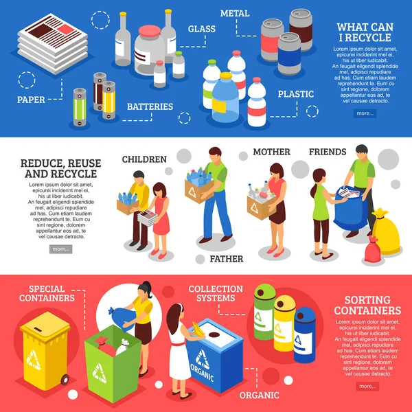 Yatay afiş kümesi geri dönüşüm