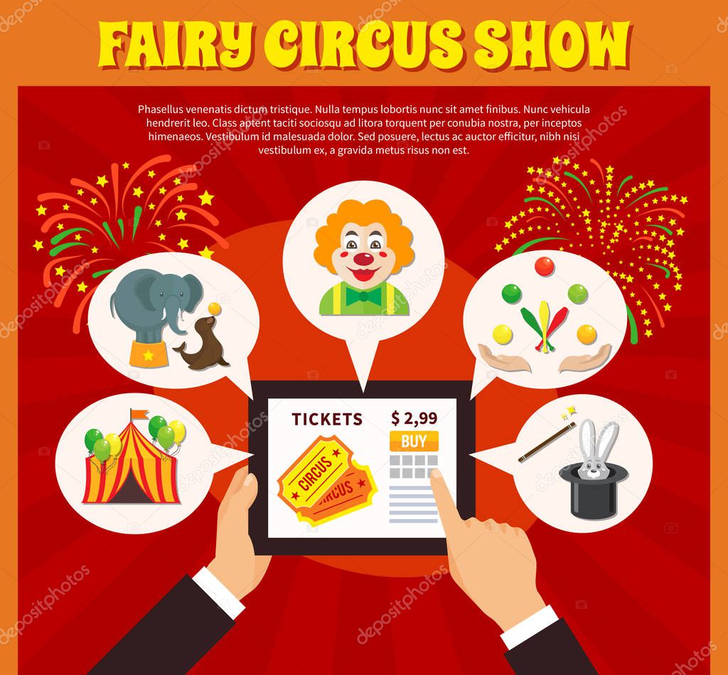 Circus website concept