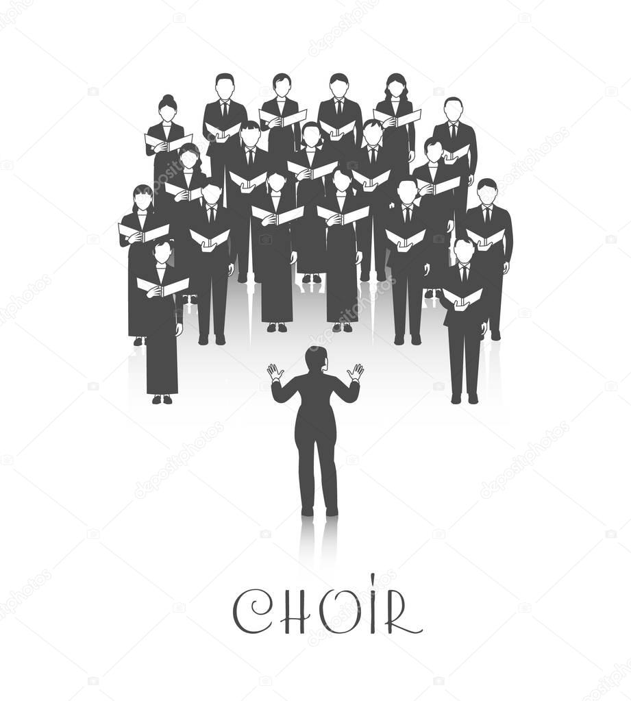 Choir Peroforrmance Black Image 
