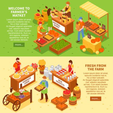 Çiftlik Market afiş kümesi