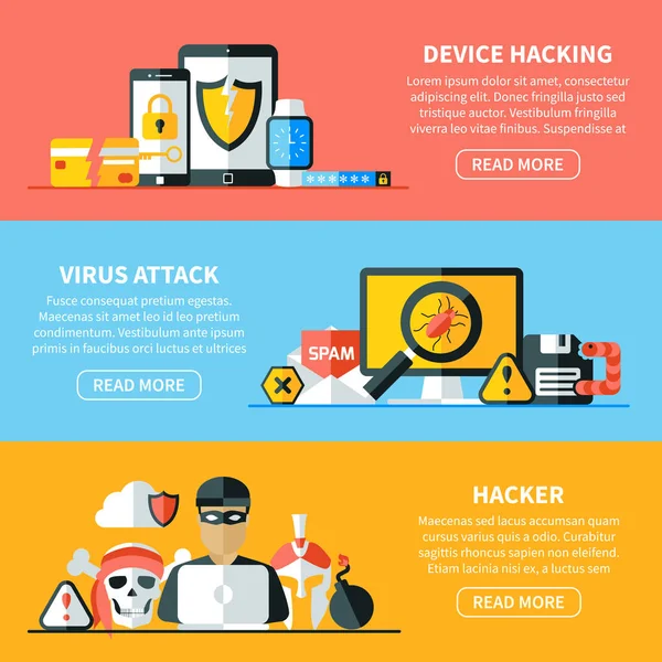 Хакерская атака — стоковый вектор