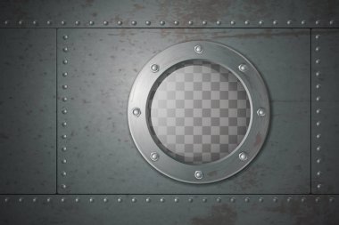 Denizaltı yan Porthole illüstrasyon 
