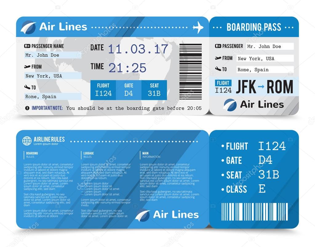 Boarding Pass Composition