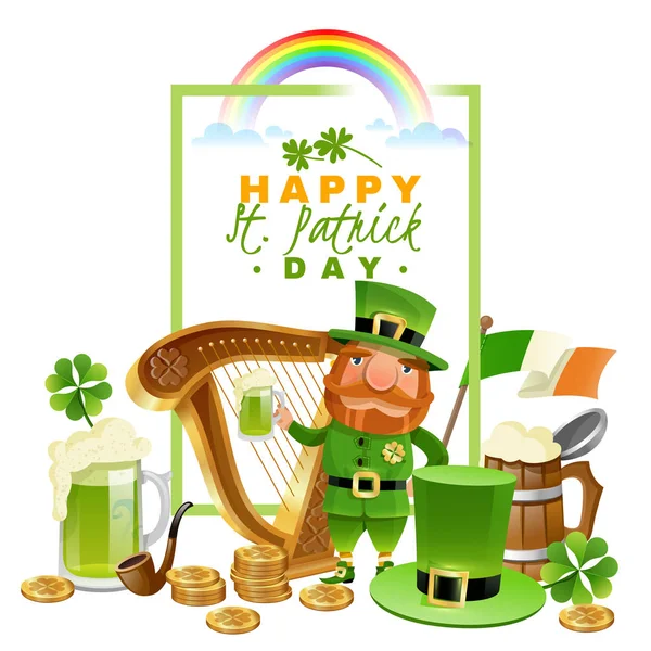 Saint Patricks Day Concept — Stock Vector