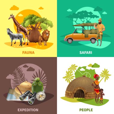 Safari Tasarım Icon Set