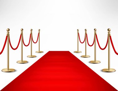 Red Carpet Celebrities Formal Event Banner clipart