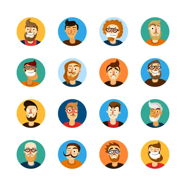 Hombre Userpic Set — Vector de stock