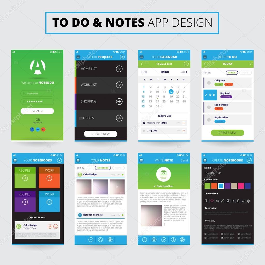 Notes Mobile Apps Design