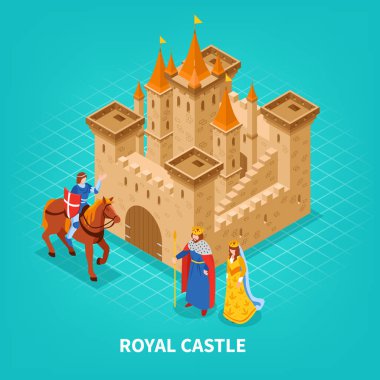 Royal Castle izometrik kompozisyon