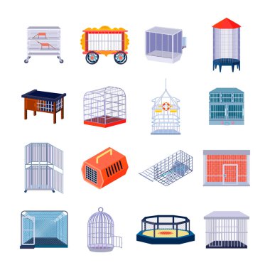 Hayvan kutusu Icons Set