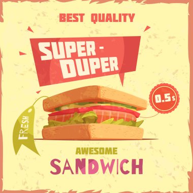 Süper kandırılan sandviç posteri