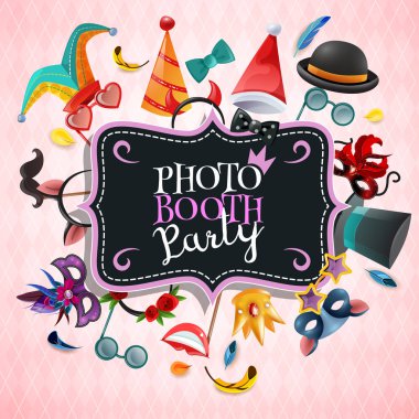 Photo Booth parti arka plan 