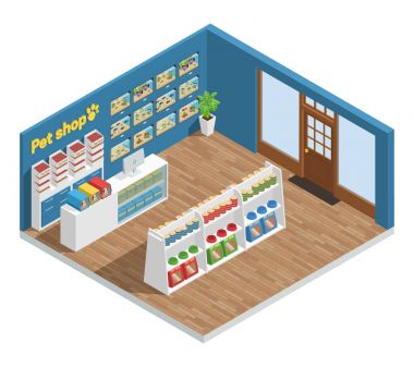 Pet Shop iç kompozisyon