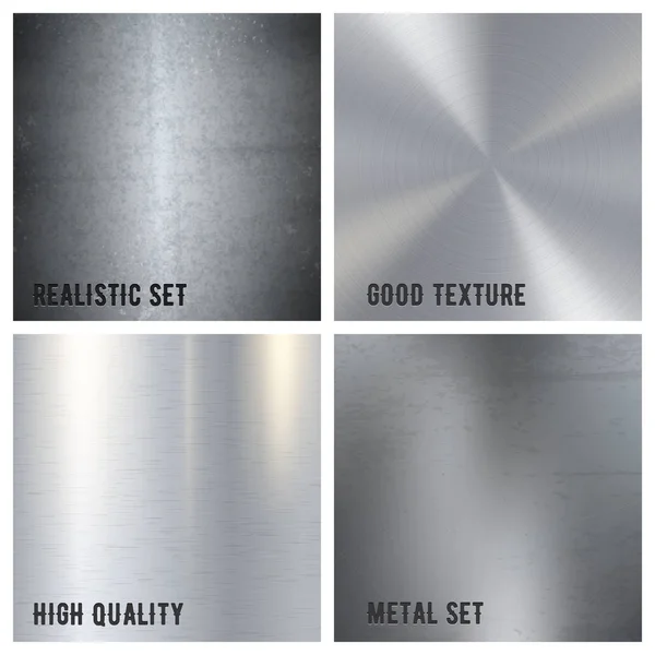 Concetto di design della texture metallica — Vettoriale Stock