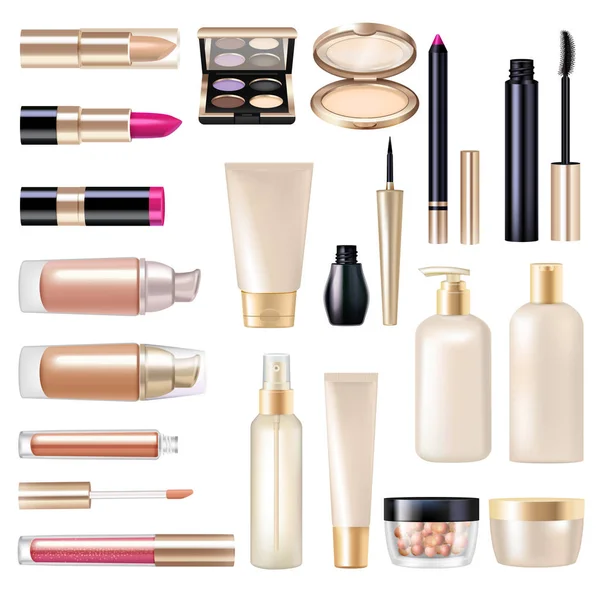 Make-up Artikel super set — Stockvektor