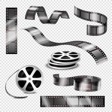 Gerçekçi fotoğrafik şeritler ve Film makaraları