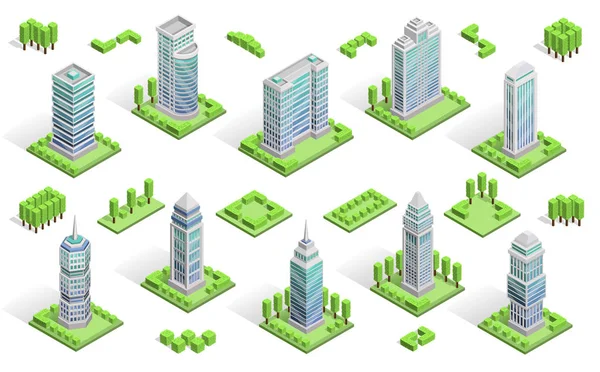 Composição de Casas de Cidade —  Vetores de Stock