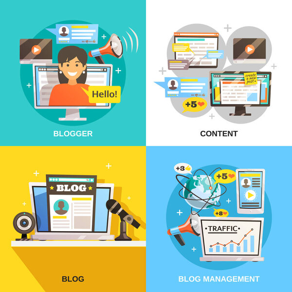 Блогер Square Design
