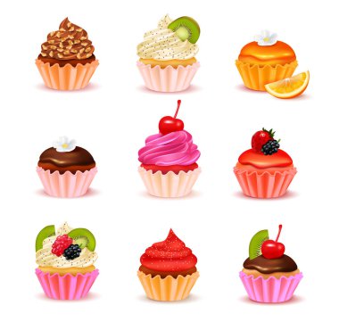 Cupcakes ürün yelpazesine Set