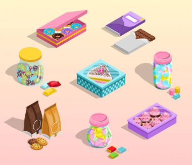 Şekerleme paketleme Set
