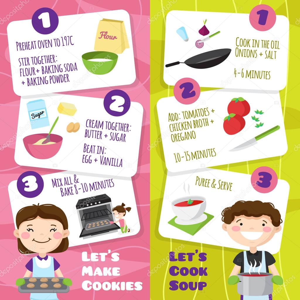 Cooking With Children Banners