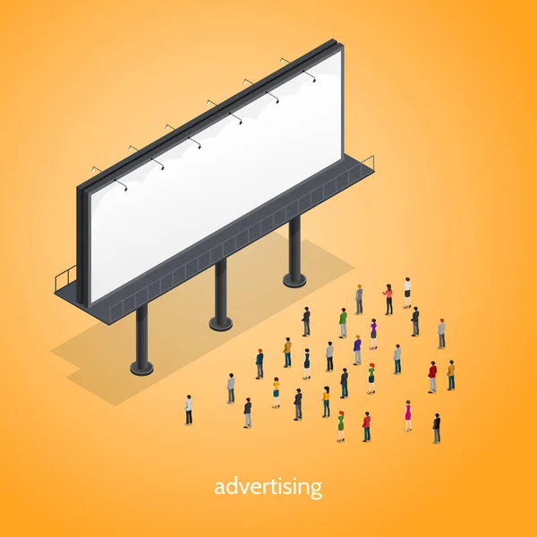 広告等尺性の概念 — ストックベクタ