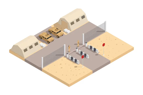 Military Isometric Composition