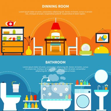 İç ve mobilya afiş Set