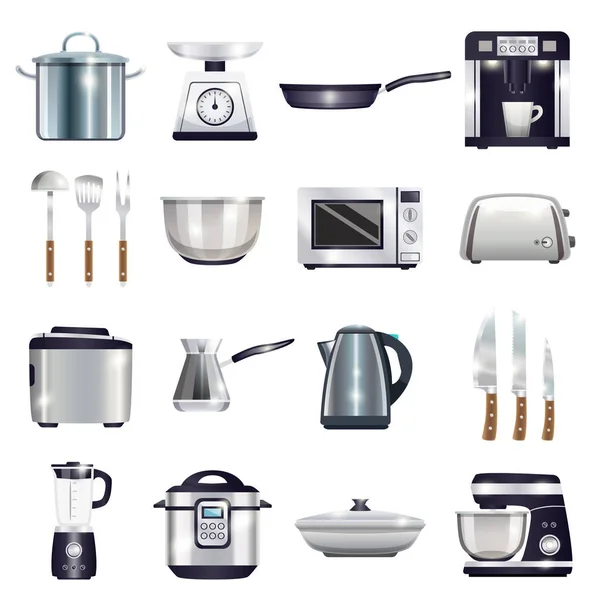 Set de accesorios de cocina — Vector de stock