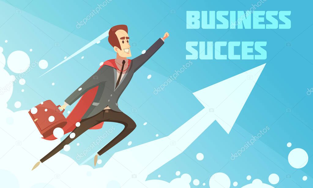 Business Success Growth Symbolic Poster
