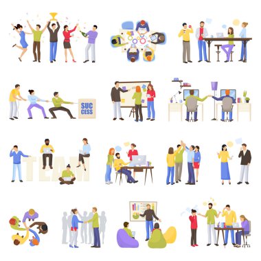  ekip çalışması Icons set