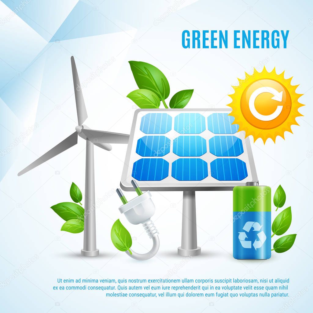 Green Energy Design Concept