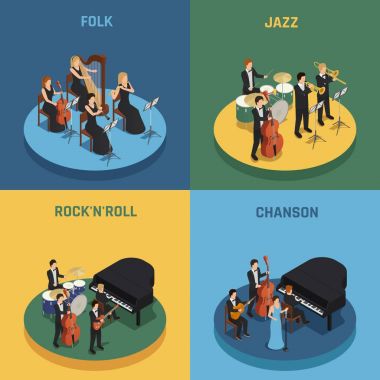 Orkestra izometrik 2 x 2 kavramı