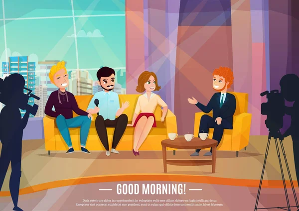 Affiche Talk show — Image vectorielle