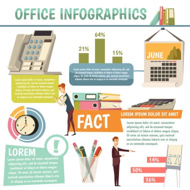 Office ortogonal Infographics