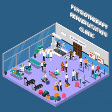 Fizyoterapi rehabilitasyon Kliniği iç kompozisyon