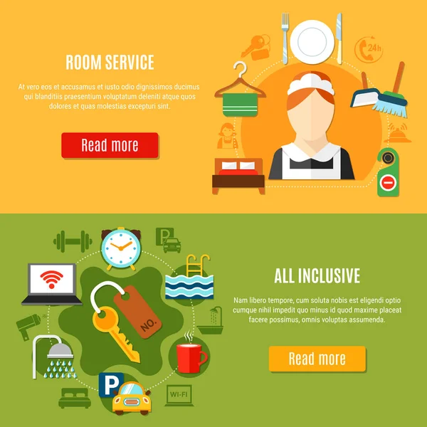 Hotel konulu iki afiş