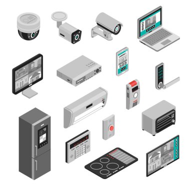 Isometric Smart Ev Seti