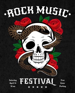 Rock Müzik Festivali Afiş