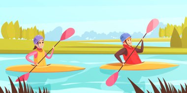 Su spor illüstrasyon