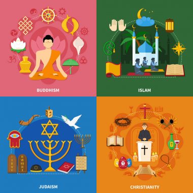 Religions Icon Set