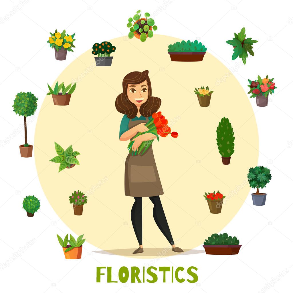 Florists Concept Set